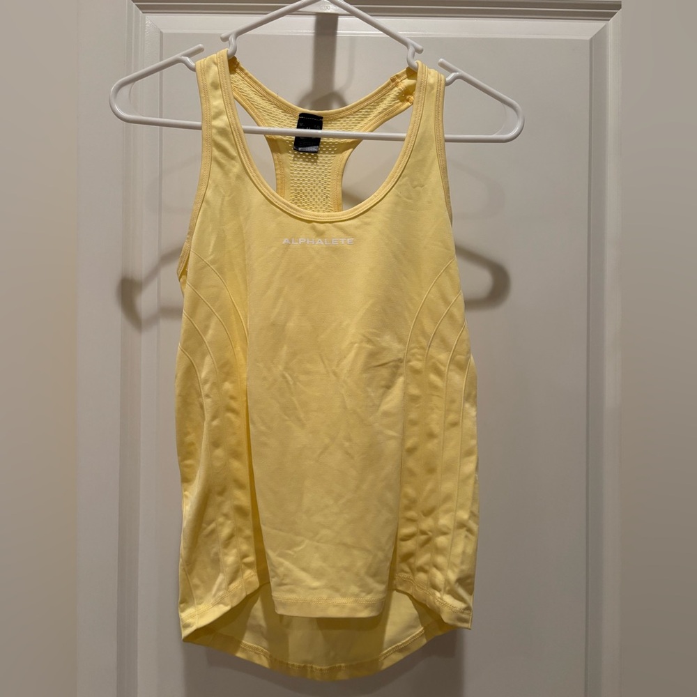 Alphalete Sunlit Yellow Tank Top